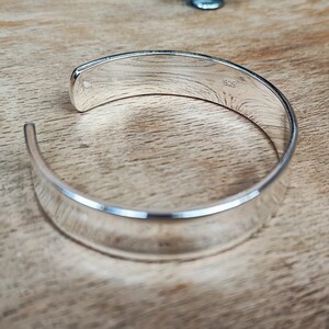 925 STERLING SILVER BANGLE/シルバーバングル/シンプルデザイン/ブレスレット/シルバー925