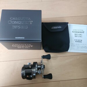  シマノ　23 カルカッタコンクエスト BFS 右巻未使用　SHIMANO CALCUTTA HG