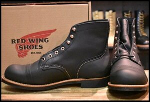 【9.5D 箱付 未使用 24年】レッドウィング 8084 アイアンレンジャー ブラック ハーネス 黒 キャップトゥ ブーツ redwing HOPESMORE