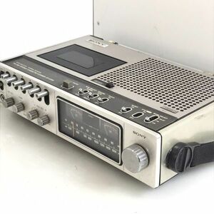 J2-11194T SONY/ソニー CF-2700 ラジカセ FM/AM カセットレコーダー オーディオ機器 ショルダーベルト付き