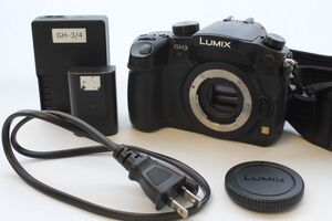 ショット数1952回【極上品】パナソニック Panasonic LUMIX GH3 動作確認済 バッテリー 充電器 ACケーブル ストラップ ボディキャップ