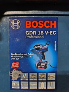充電式ドライバドリル 電動工具 BOSCH BOSCHGDR 18 V-EC ProfessionalCordless Impact Driverバッテリ一インパクトドライバ一