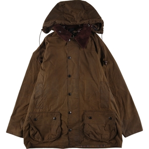 古着 バブアー Barbour クラシックビューフォート フード付き オイルド ハンティングジャケット 英国製 メンズXL相当 /evb007247