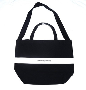 uniform experiment トートBAG 2WAY 170110 ブラック スター柄 Used 中古 UE ユニフォームエクスペリメント 黒色 星柄 UE 春夏