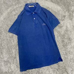 IZOD LACOSTE アイゾッドラコステ ポロシャツ 半袖シャツ ブルー 青 メンズ トップス 最落なし （C20）