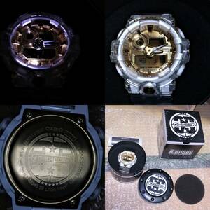 G-SHOCK 35周年記念限定モデル GLACIER GOLD グレイシアゴールド GA-735E-7AJRアナログクリア金