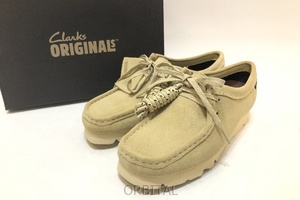 経堂) Clarks クラークス 未使用 Wallabee.GTX レディース ワラビー ゴアテックス メープルスエード UK5 24cm