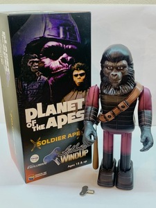 ■Made in JAPAN■ゼンマイ歩行ブリキ■PLANET OF THE APES 猿の惑星■SOLDIER APE■ゴリラ軍曹■箱付き ■