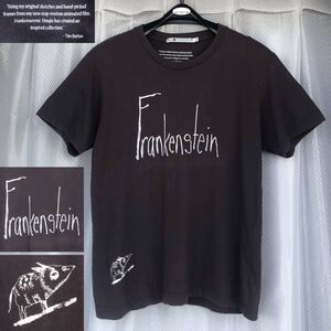 フランケンウィニー ティム・バートン★Frankenweenieコラボ Tシャツ チャコールグレー★Disney ユニクロ Tim Burton ディズニー UT UNIQLO