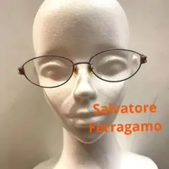 Salvatore Ferragamo フェラガモ　メガネ　度あり