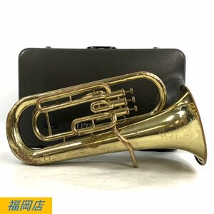 YAMAHA YEP-201 ヤマハ ユーフォニアム マウスピース付き ハードケース付き 状態説明あり★ジャンク品【TB】【福岡】