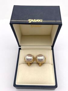 TASAKI タサキ K18YG マベパール15mm イヤリング