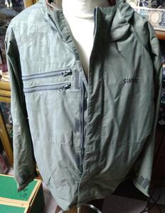 HCo9　Columbia 69724　厚手防寒防雨レインパーカー　L　カーキ　ベトナム　中古良品！