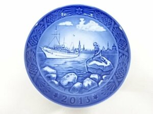 ys7101597; ROYAL COPENHAGEN イヤープレート 2013「Copenhagen Herbour(コペンハーゲン港)」(紙箱付)【道】