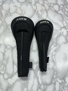 ♪【DOUBLE LOGO HEAD COVER ダブルロゴヘッドカバー ウッド.ユーティリティ用 2点セット ゴルフ用品 】OK18462