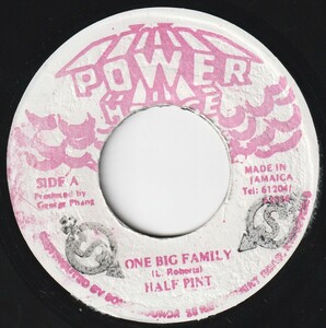 JA盤7”EP★Half Pint★One Big Family★Arena Riddim★89年★Power House★超音波洗浄済★試聴可能