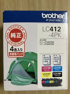 brother ブラザー　lc412-4pk 純正　インク