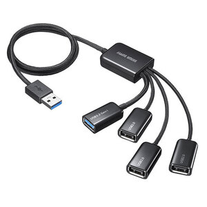 サンワサプライ USB3.2 Gen1+USB2.0 コンボハブ(4ポート) USB-3H436BK /l