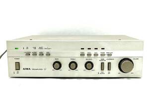 【通電のみ確認済】AIWA/アイワ PRE AMPLIFIER/プリアンプ S-C7 音響機器 オーディオ機器 (49618IR2)