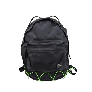 PORTER ポーター THINGS DAYPACK デイパック バックパック リュック ブラック ナイロン 替え紐あり