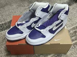 新品 送料無料 NIKE DUNK HIGH LE VARSITY PURPLE/WHITE 26.5 630335-511 ナイキ ダンク