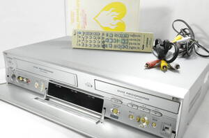 ★貴重モデル★ビクター DR-MX10 VHS⇔DVD⇔HDD ダビOKビデオデッキ！純正リモ付 ダビ動作写真有♪