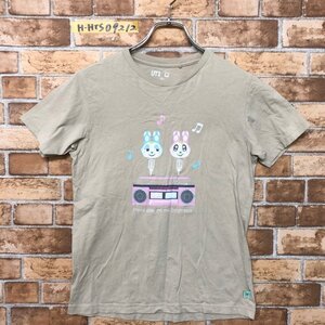 UT UNIQLO ユニクロ × あつまれどうぶつの森 キッズ プリント 半袖Tシャツ 150 ベージュ