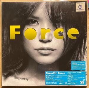 アナログ盤 美品 送料無料 Superfly Force CD2枚 ポスター完備 スーパーフライ J-POP レコード LP 