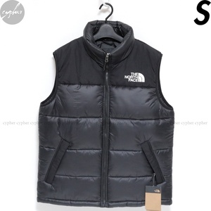 S 新品 THE NORTH FACE HIMALAYAN INSULATED VEST ブラック ノースフェイス ヒマラヤン インサレーテッド ベスト 中綿 黒 化繊 ダウン