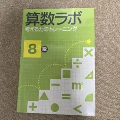 新品未使用　算数ラボ 8級 考える力のトレーニング7級