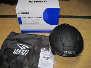 ヤマハ　ジェットヘルメット　ZENITH　YJ-14 ラバトーンブラック　サイズM