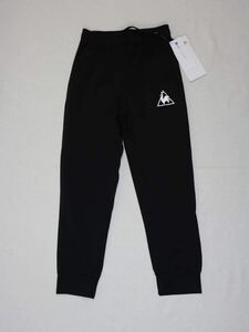 【新品】ルコックスポルティフ(lecoqsportif)(キッズ)ジャージ ガールズ ウォームアップロングパンツ QMJPJG32XB BLK ジュニア150