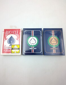 未使用☆マジック トランプ 、BICYCLE 、COMMEMORATING THE 2012 GAMES LONDON SILVER、BRONZE☆バイスクル、記念デック と2520