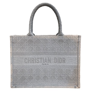 クリスチャン・ディオール Christian Dior ブックトートミディアム ジャガード ハンドバッグ レディース 中古