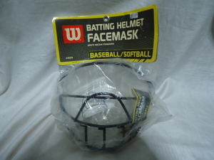 即決　ＵＳ　Wilson　ウイルソン　ヘルメット用　フェイスガードマスク　A3059 新品　未開封物　スチール製