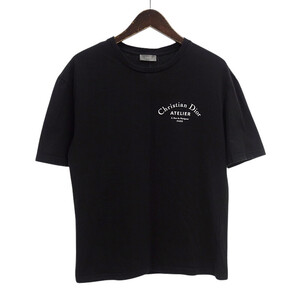 【特別価格】DIOR 20SS ATELIER アトリエロゴ クルーネック Tシャツ ブラック サイズ メンズXS