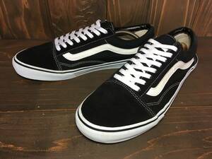 ★VANS バンズ 国内企画 OLD SKOOL オールドスクール Ultra Cush 黒×白 30.0ｃm 美品 Used 検 SK8 スリッポン ハーフキャブ スタイル36