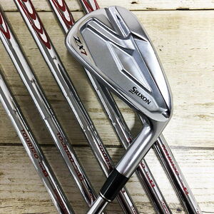 (中古)ダンロップ SRIXON ZX7 アイアンセット 5-9P 6本組 Sフレックス 37.75インチ NSプロ MODUS 3 TOUR 120 右利き用 Cランク