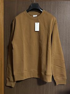 M新品 DRIES VAN NOTEN レギュラー クラシック スウェット シャツ size M 48 ドリスヴァンノッテン メンズ 長袖 トレーナー キャメル