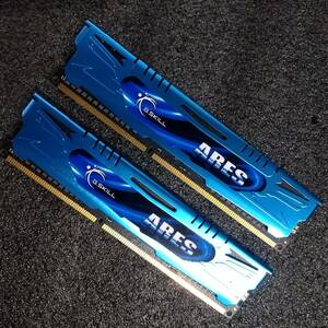 【中古】DDR3メモリ 8GB[4GB2枚組] G.SKILL Ares F3-2133C10D-8GAB [DDR3-2133 PC3-17000] 