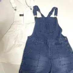 【お買い得セット】女の子 春服 オーバーオール トップス