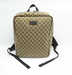 GUCCI グッチ GGキャンバス バックパック 鞄 △WP1916