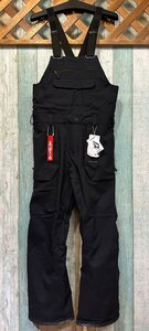 【期間限定特別価格！！】新品未使用 23-24 VOLCOM ROAN BIB OVERALL BLK Lサイズ ビブパン スノーボードパンツ