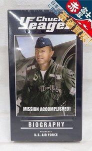 2A8568/未使用品 リアルマッコイズ US AIR FORCE チャックイェーガー バイオグラフィー VHS ビデオテープ 非売品 THE REAL McCOY