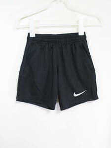 ナイキ NIKE ハーフ パンツ ジュニアXS 130cm サッカー フットサル ショーツ 短パン キッズ 子供 黒 ブラック