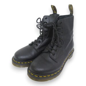 未使用 DR.MARTENS ドクターマーチン PASCAL VIRGINIA レースアップ 8ホールブーツ ワークブーツ GV07T AW006 UK3 約22cm ブラック ◆