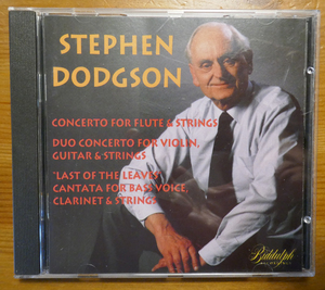 スティーヴン・ドッジソン　フルート協奏曲　Last of the Leaves, Cantata / ヴァイオリンとギターのためのデュオ・コンチェルト 