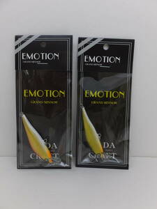 処分◆トラウト◆WADA CRAFT◆EMOTION　Ｓ50㎜　4.2ｇ　ピンクＧ、金黒　各1個　計2ヶセット◆定価￥7,194円(税込)