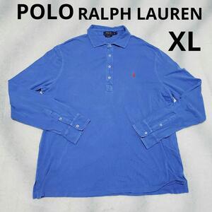 ★POLO RALPH LAUREN 長袖ポロシャツ サイズXL 古着 送料込み