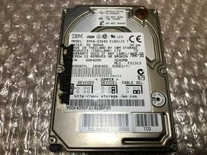 【ジャンク】IBM DYKA-23240 3240MB 9.5mm厚